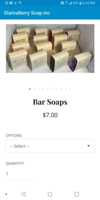 GlamaBerry Soaps Inc android App screenshot 0