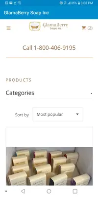 GlamaBerry Soaps Inc android App screenshot 3